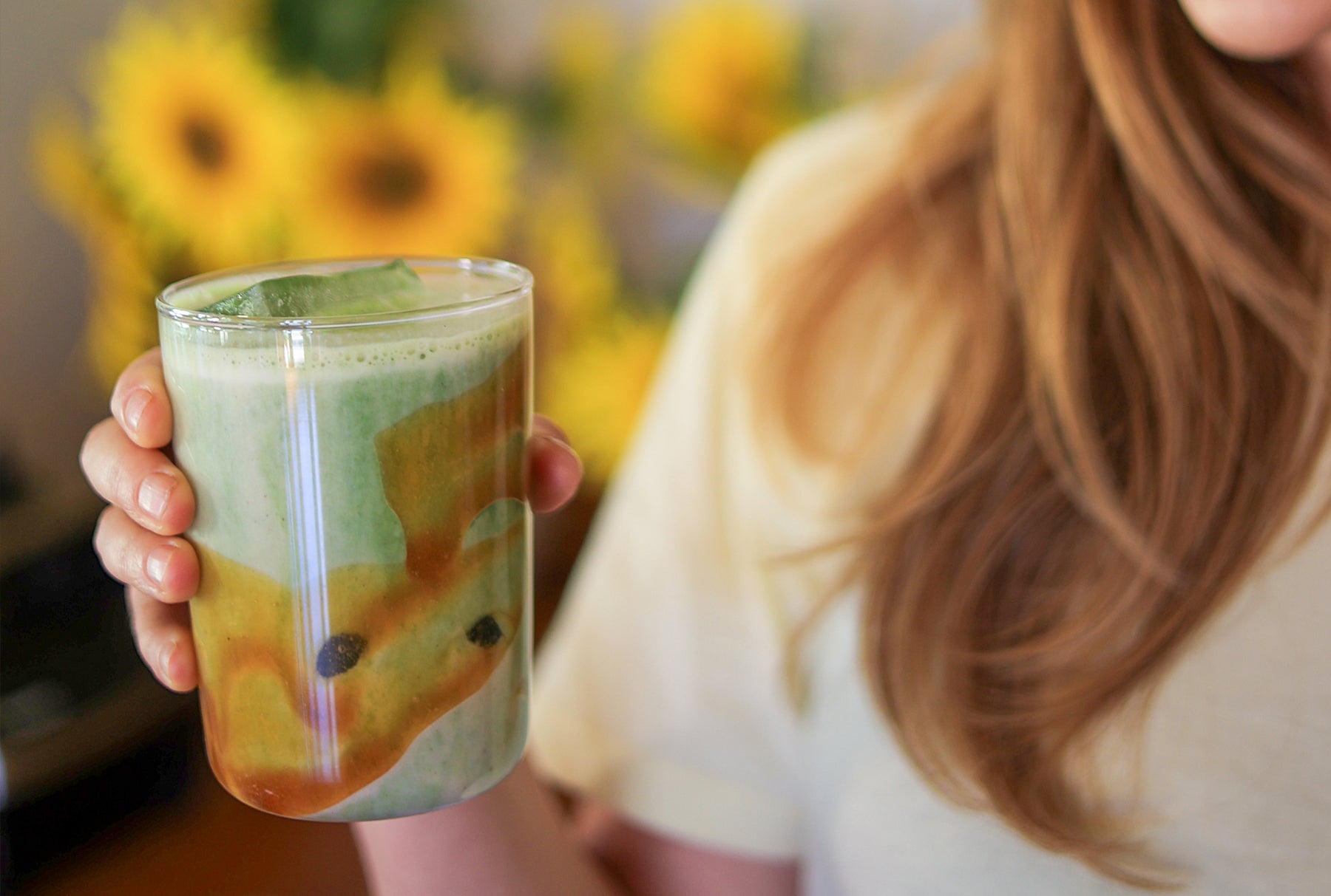 Banana Milk Iced Matcha