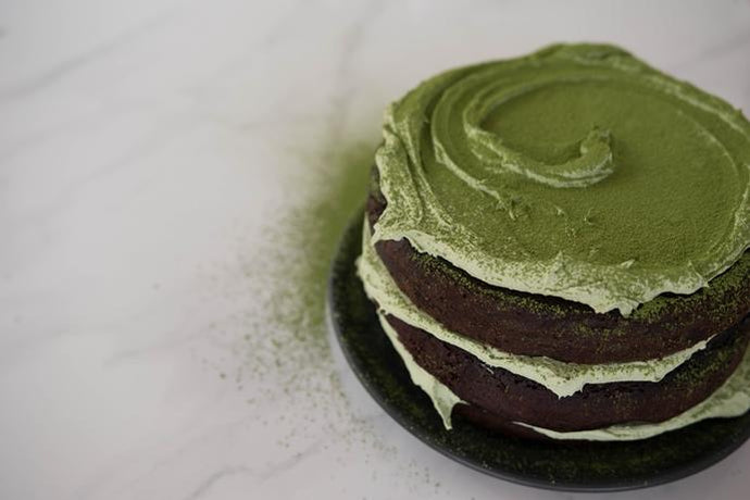 MATCHA CHOCOLATE CAKE