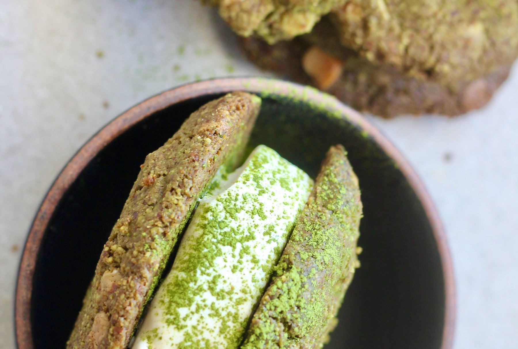 Mood Matcha Ice Cream Cookies