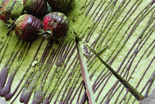 Matcha Cashew Lemon Cake